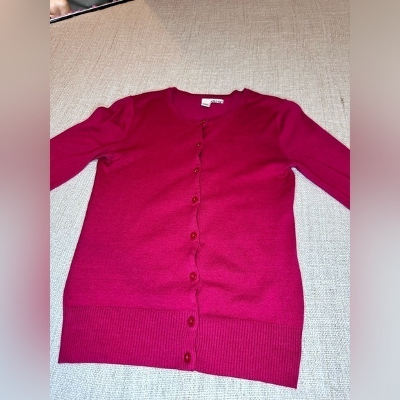 Abound Sweaters - cotton rayon mix sweater cardigan 3/4 sleeve button down stretchy